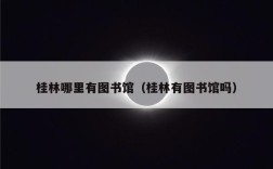 桂林哪里有图书馆（桂林有图书馆吗）