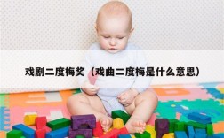 戏剧二度梅奖（戏曲二度梅是什么意思）